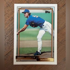 Topps Baseball Card - Randy Johnson Gold Card